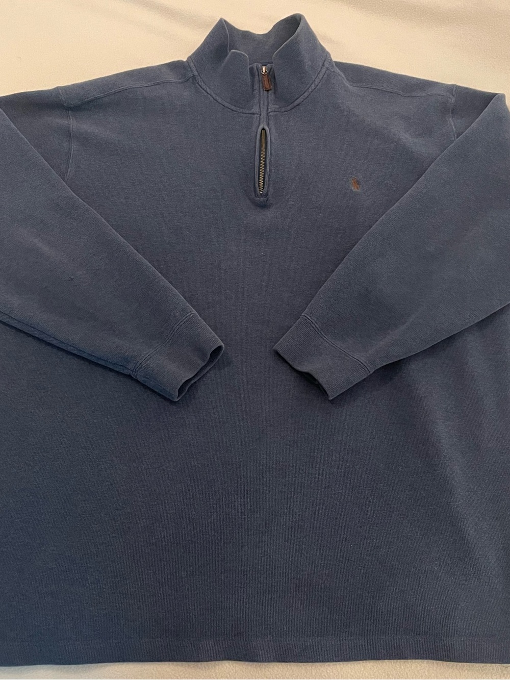 Polo Ralph Lauren Men’s Pullover Quarterzip Sweater 3XL TALL Blue